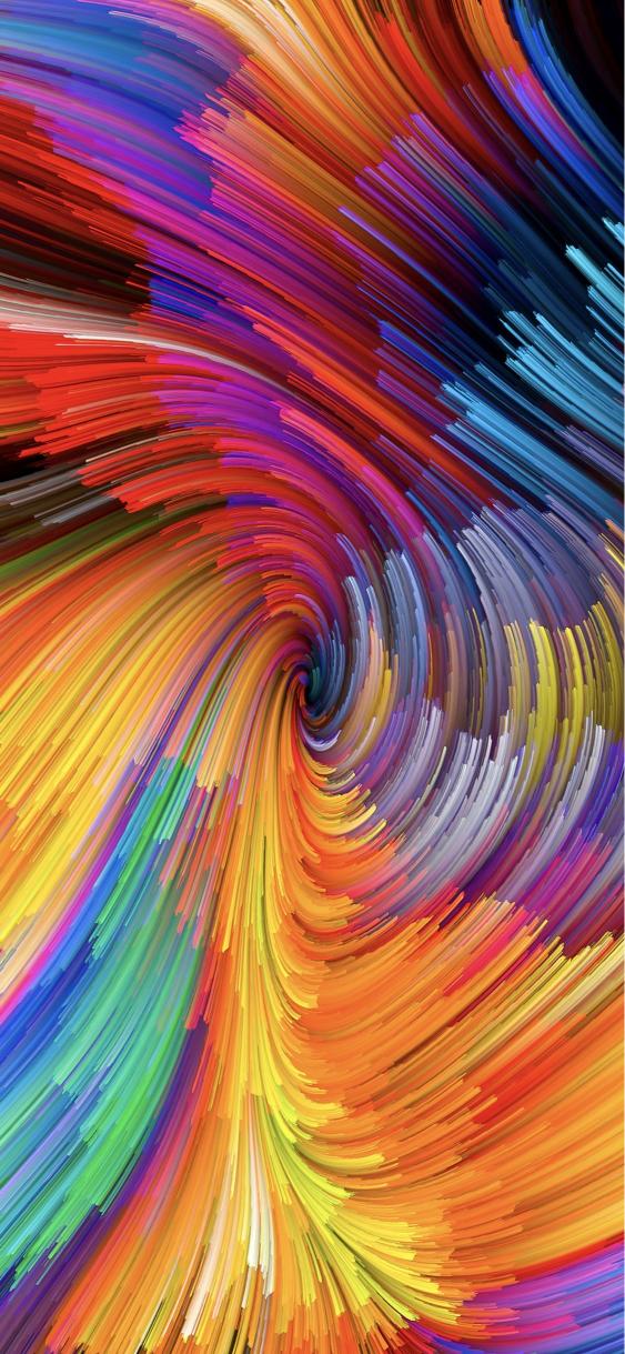 Vibrant Color Swirl - apple Wallpaper