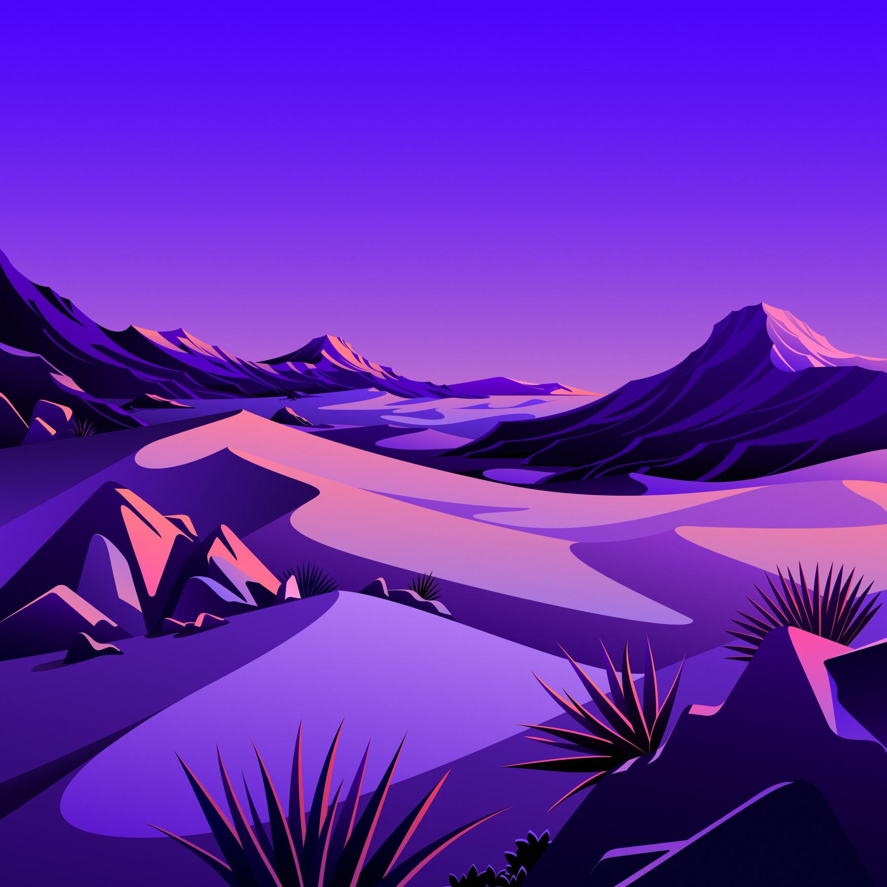 Vibrant Desert Landscape - Related OpersCraft wallpaper
