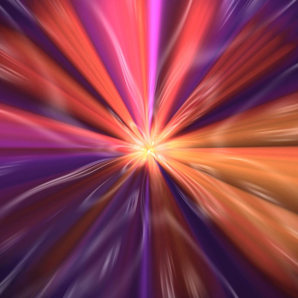 Vibrant Light Burst - apple Wallpaper