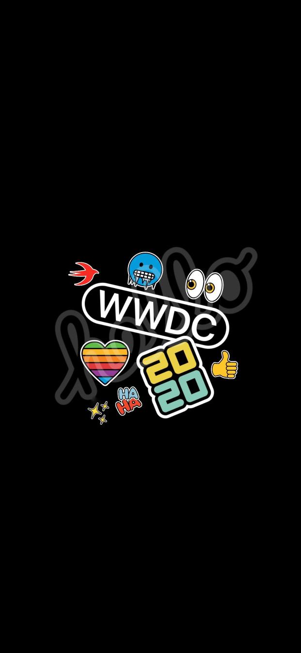 WWDC 2020 Sticker Collage - Related StockWalls wallpaper