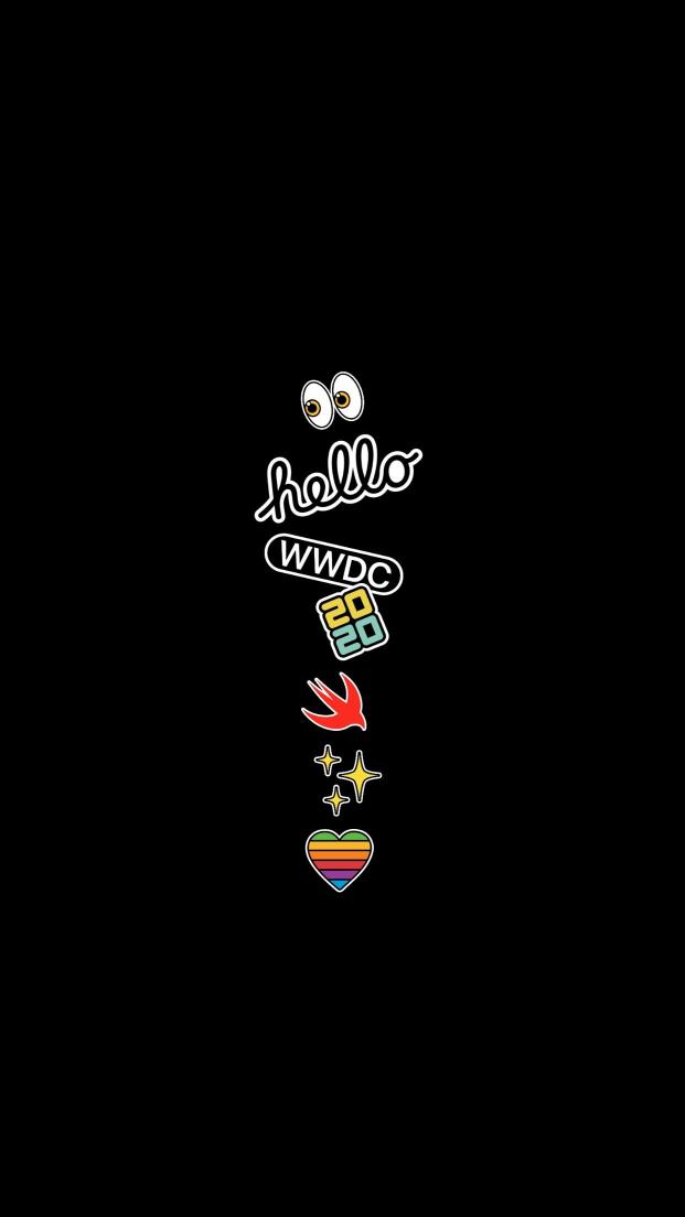 WWDC 2020 Sticker Pack - apple Wallpaper