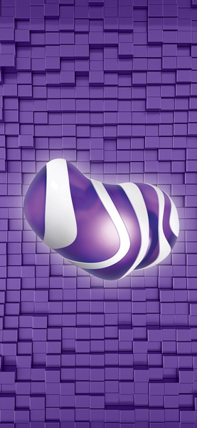 Purple Abstract Orb - motorola wallpaper for StockWalls