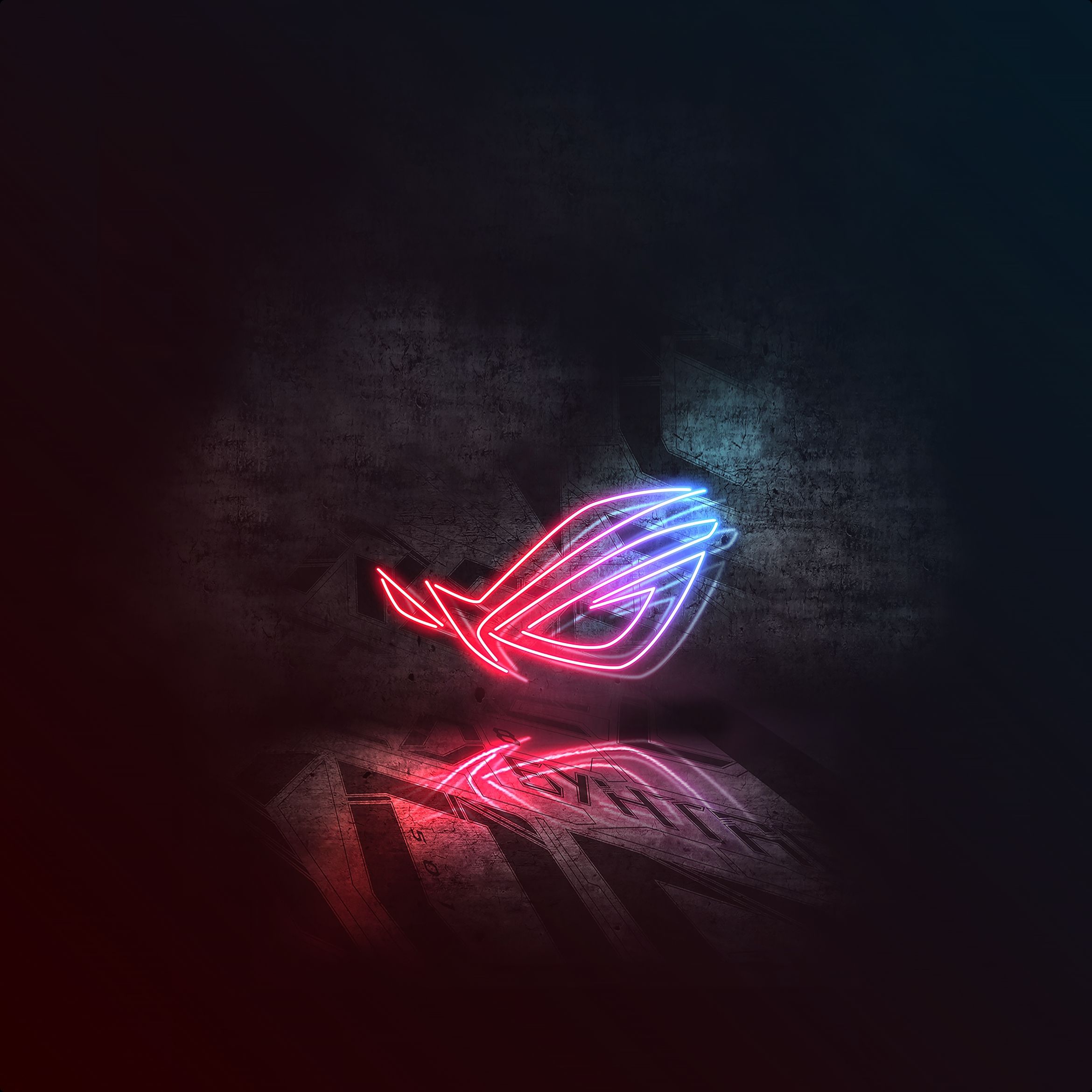 ROG Neon Emblem - asus wallpaper for StockWalls