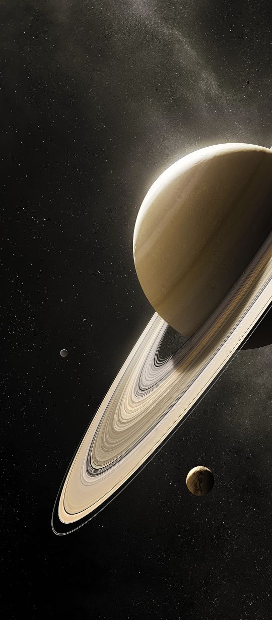 Saturn's Majestic Rings - infinix wallpaper for StockWalls