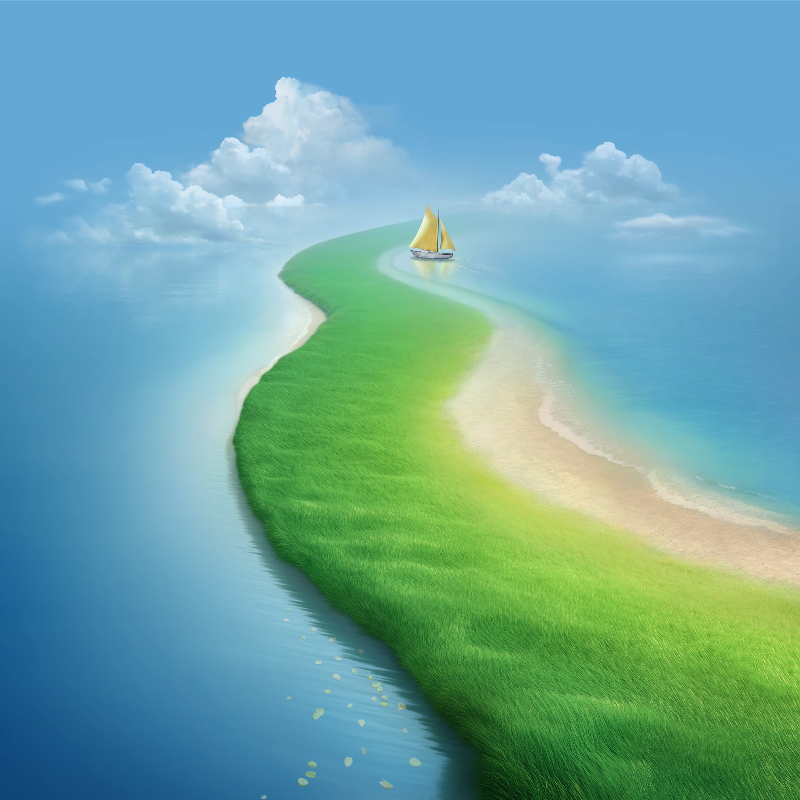 Serene Sailing Adventure Wallpaper - vivo wallpaper for StockWalls