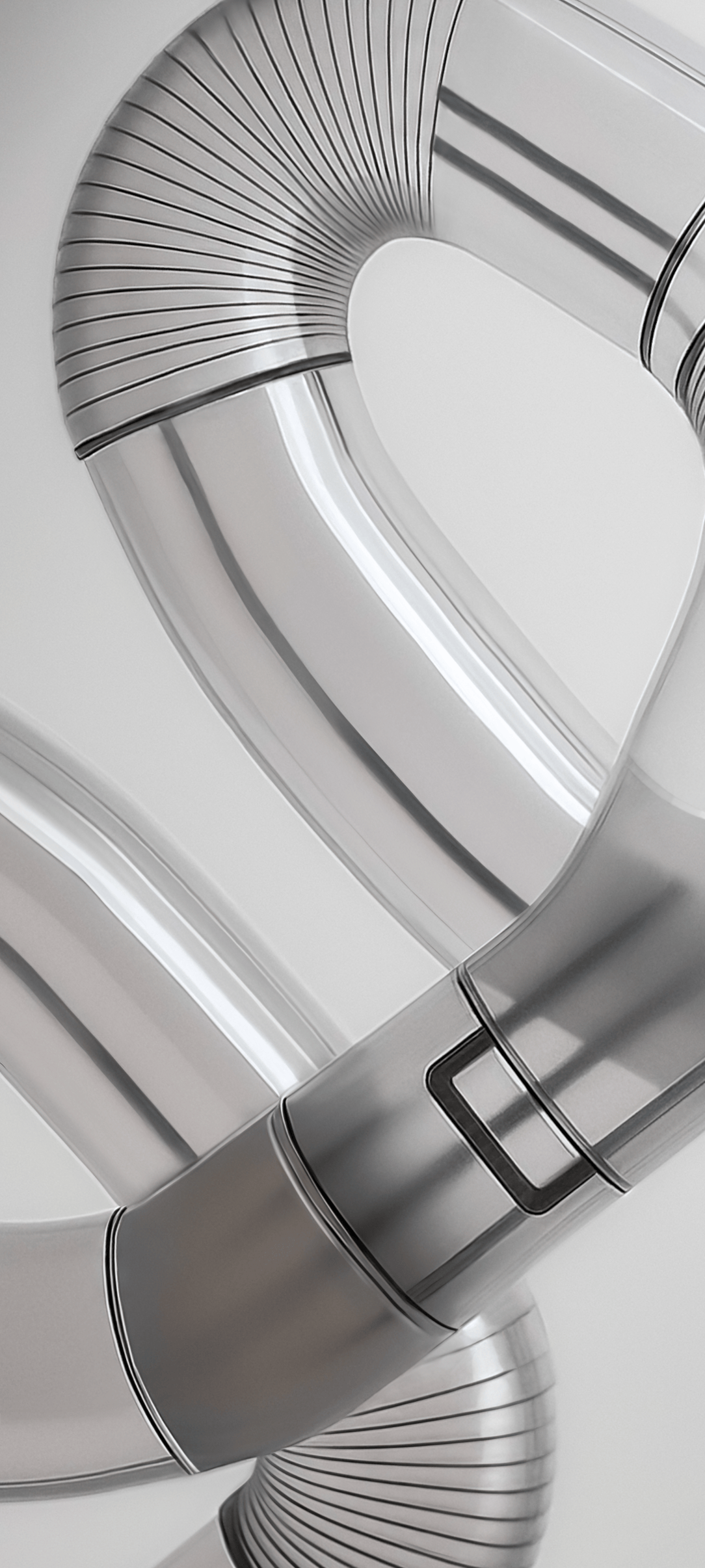 Sleek Metallic Tubes - nothing wallpaper for StockWalls