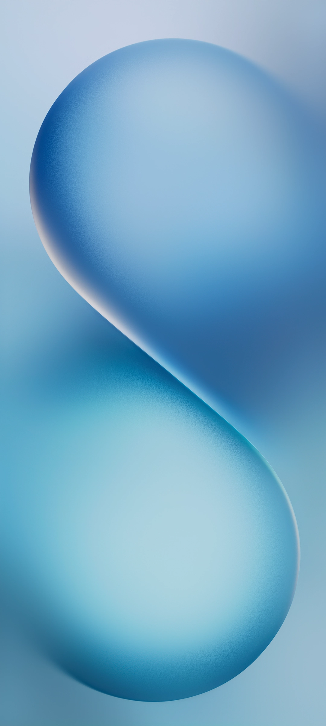 Soft Blue Gradient Curves - vivo wallpaper for StockWalls