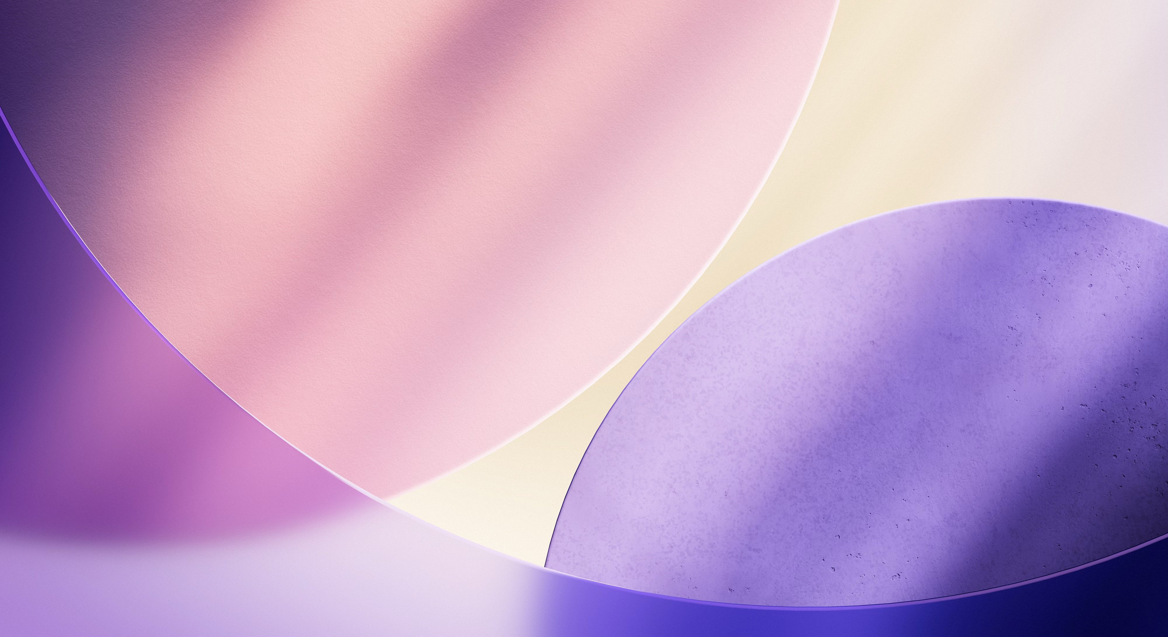 Soft Gradient Curves - apple wallpaper for Tablet