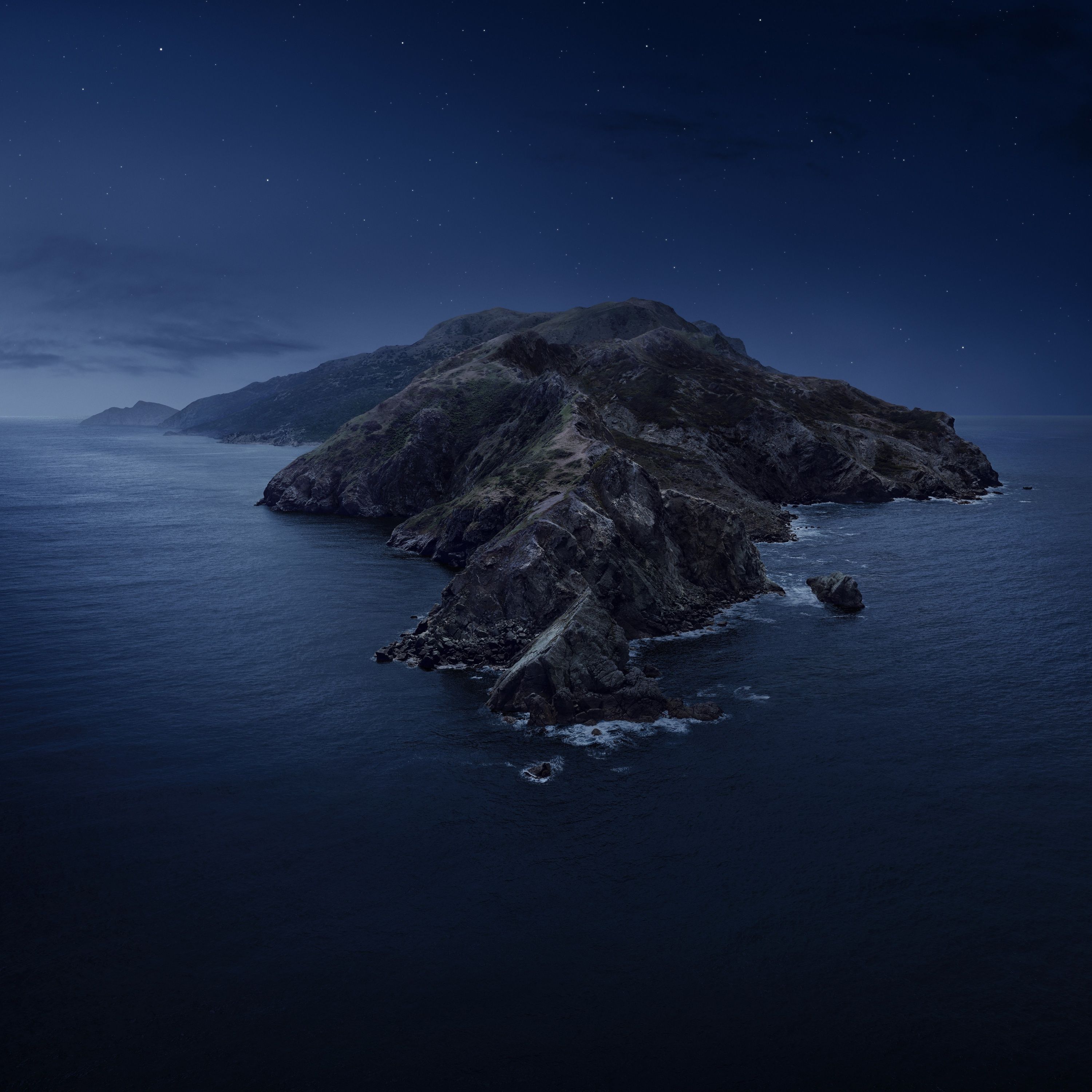 Starry Island Nightscape - apple wallpaper for StockWalls