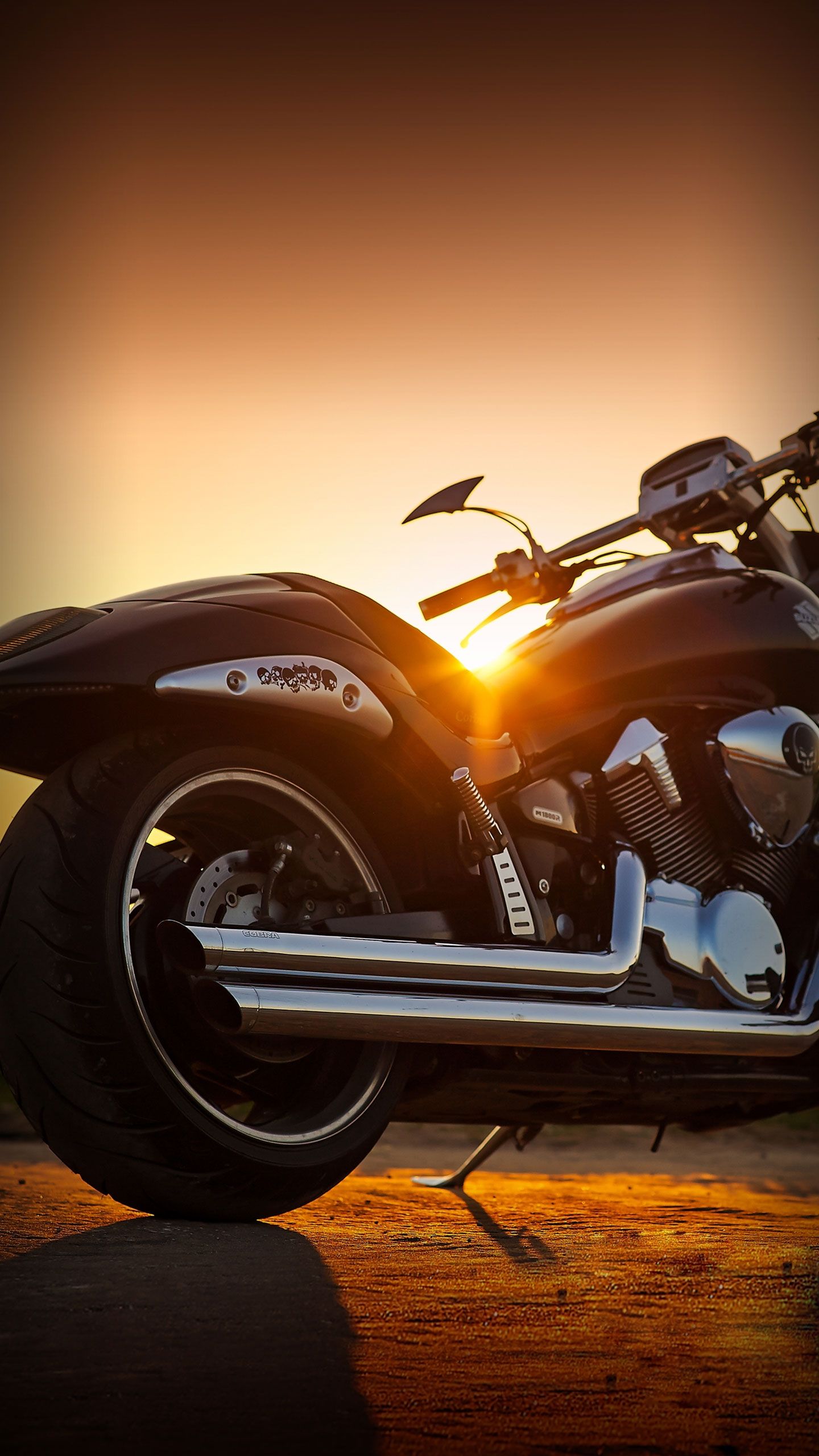 Sunset Motorcycle Ride - xiaomi wallpaper for StockWalls