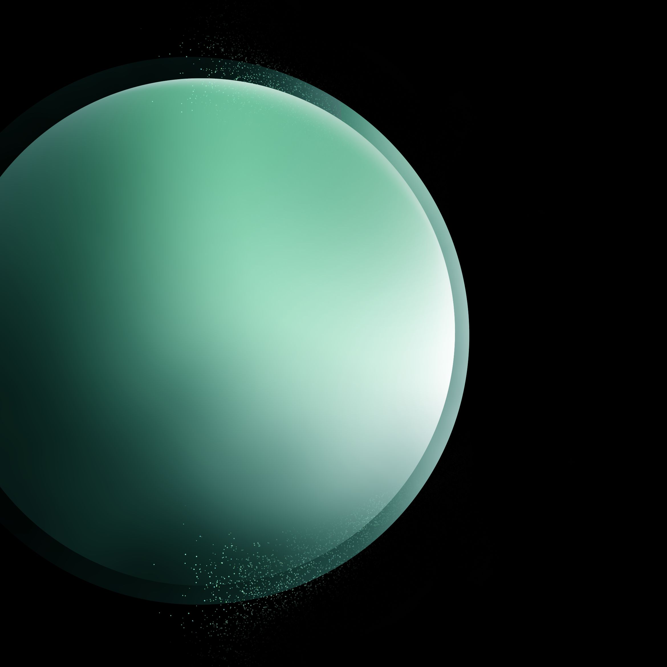 Teal Orb Nebula - samsung wallpaper for StockWalls