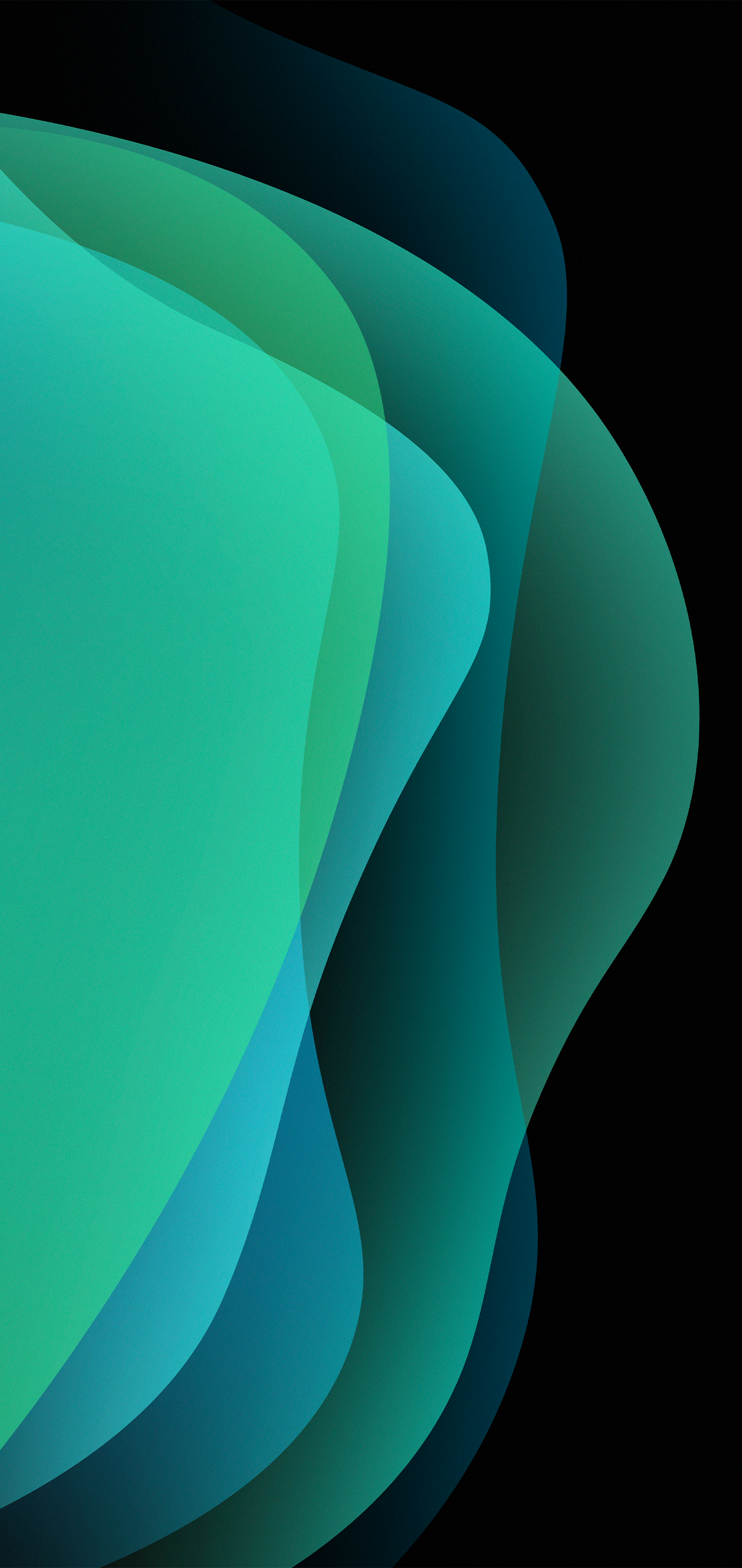 Teal Wave Abstract - abstract wallpaper for StockWalls
