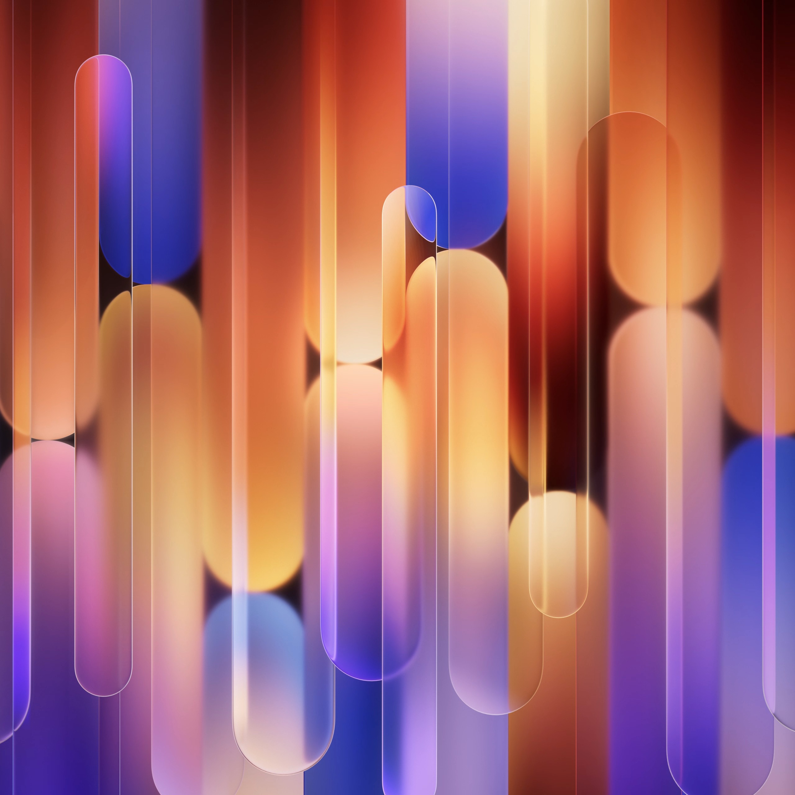 Vibrant Abstract Glass Forms - vivo wallpaper for StockWalls