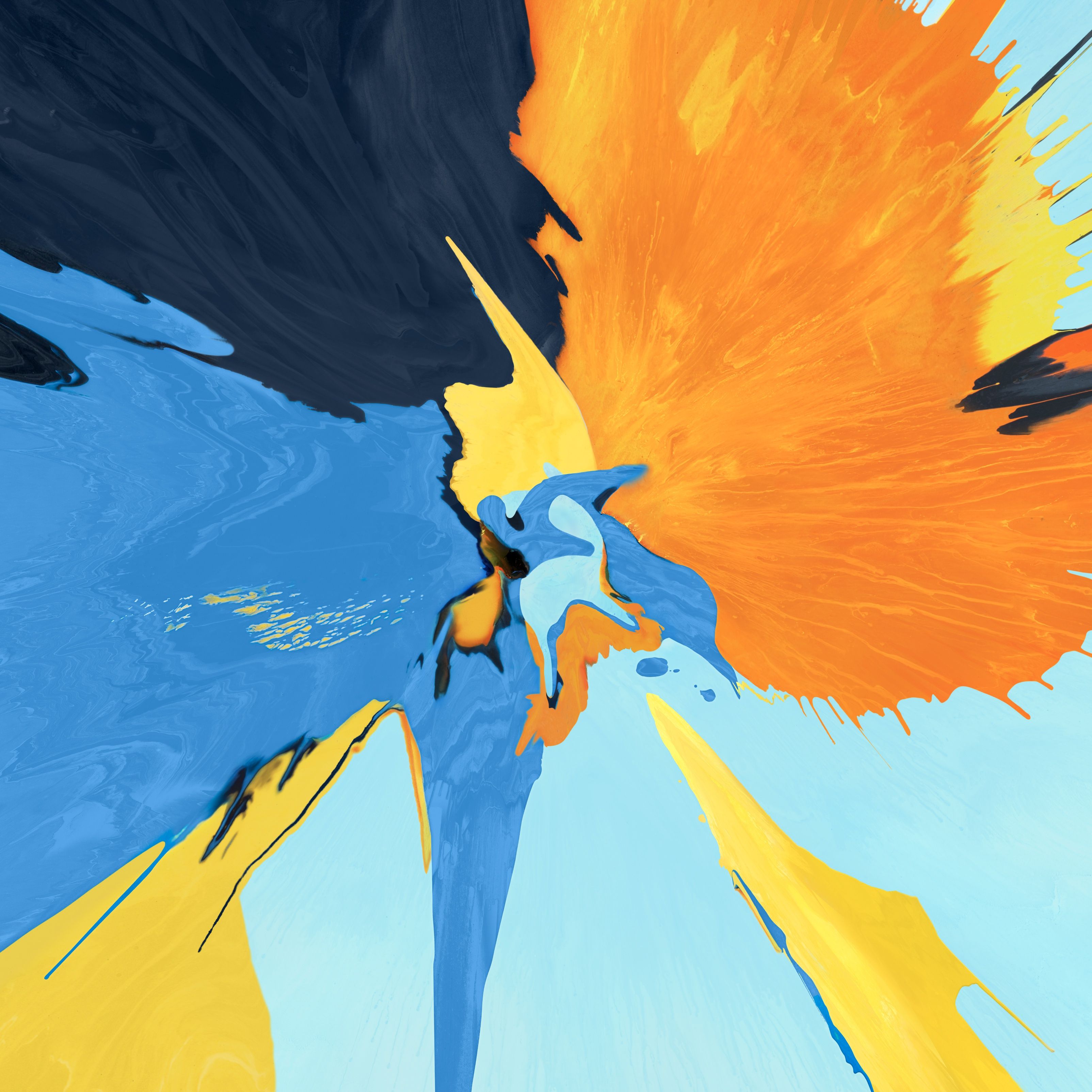 Vibrant Abstract Paint Splash - apple wallpaper for StockWalls