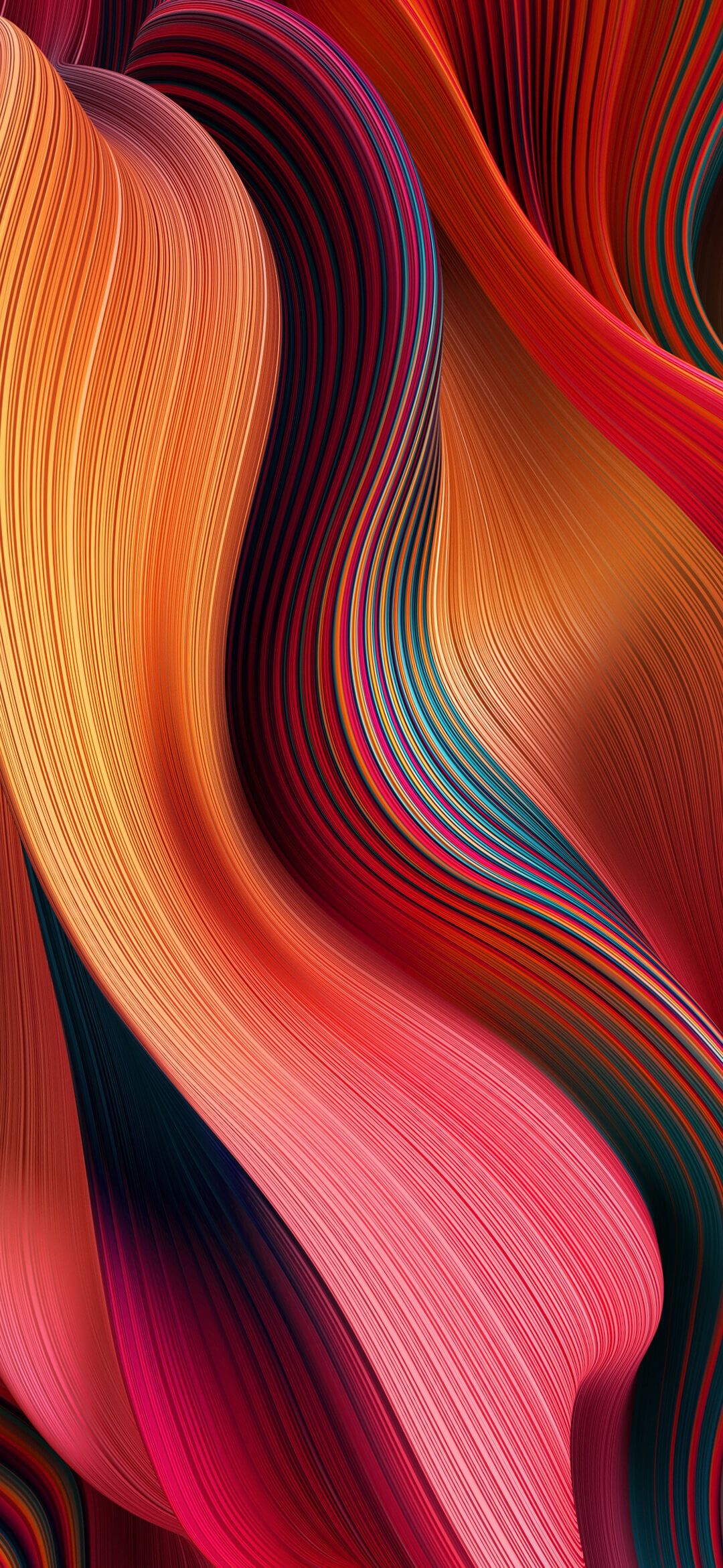 Vibrant Abstract Waves - apple wallpaper for StockWalls