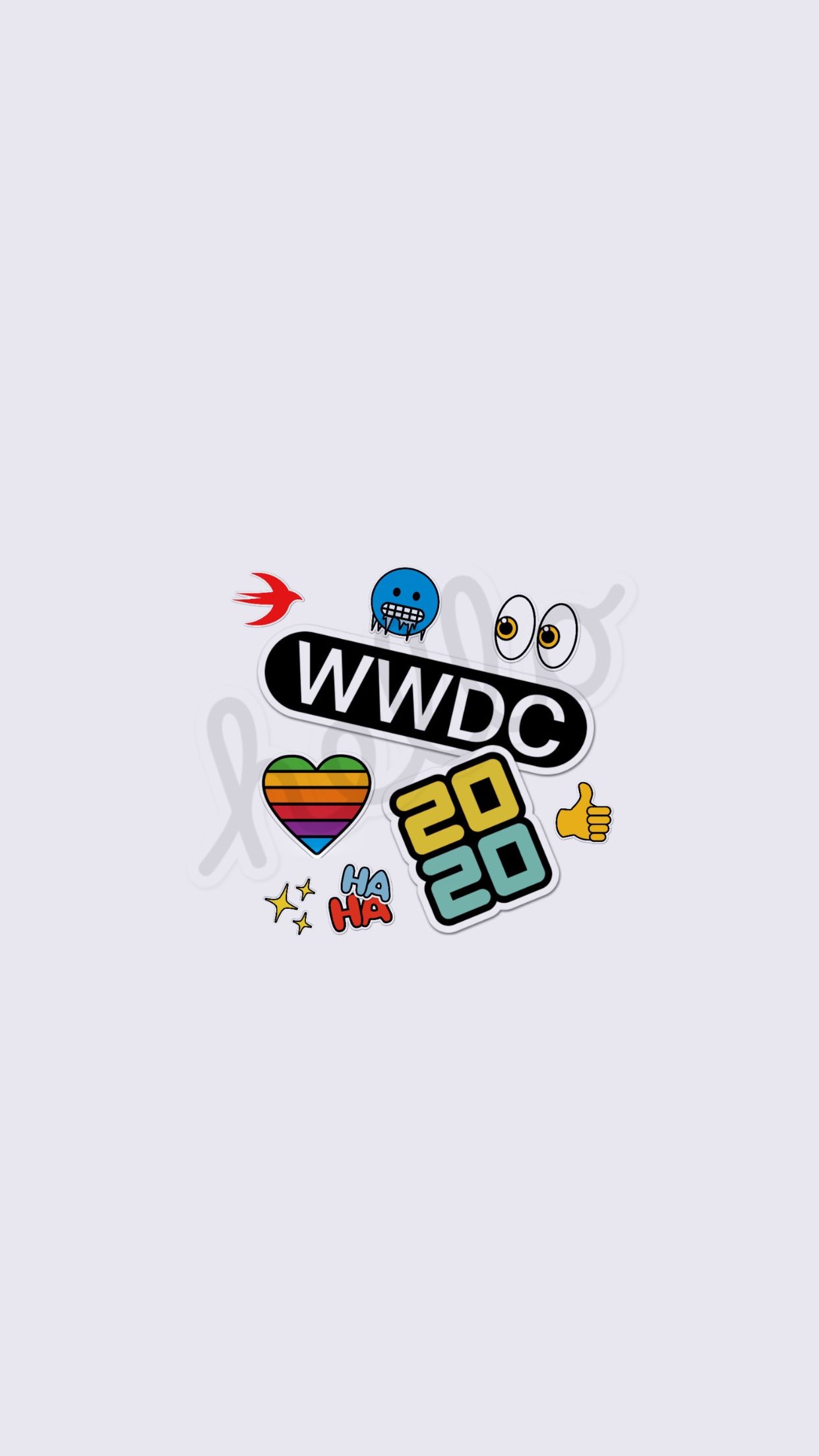WWDC 2020 Stickers - apple wallpaper for StockWalls