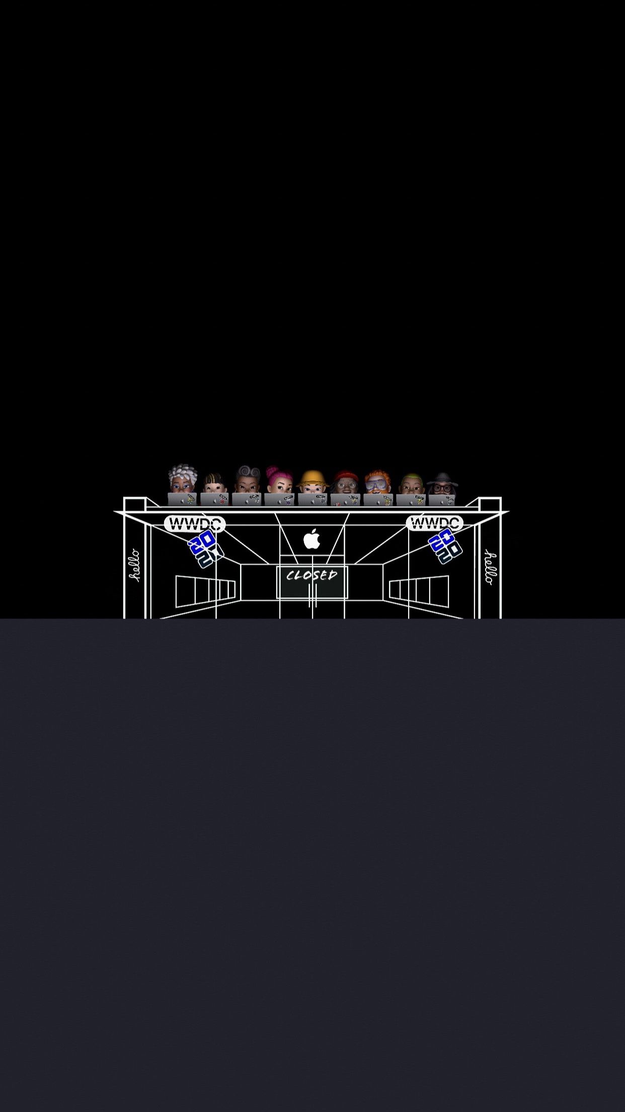 WWDC Emoji Lineup - apple wallpaper for StockWalls