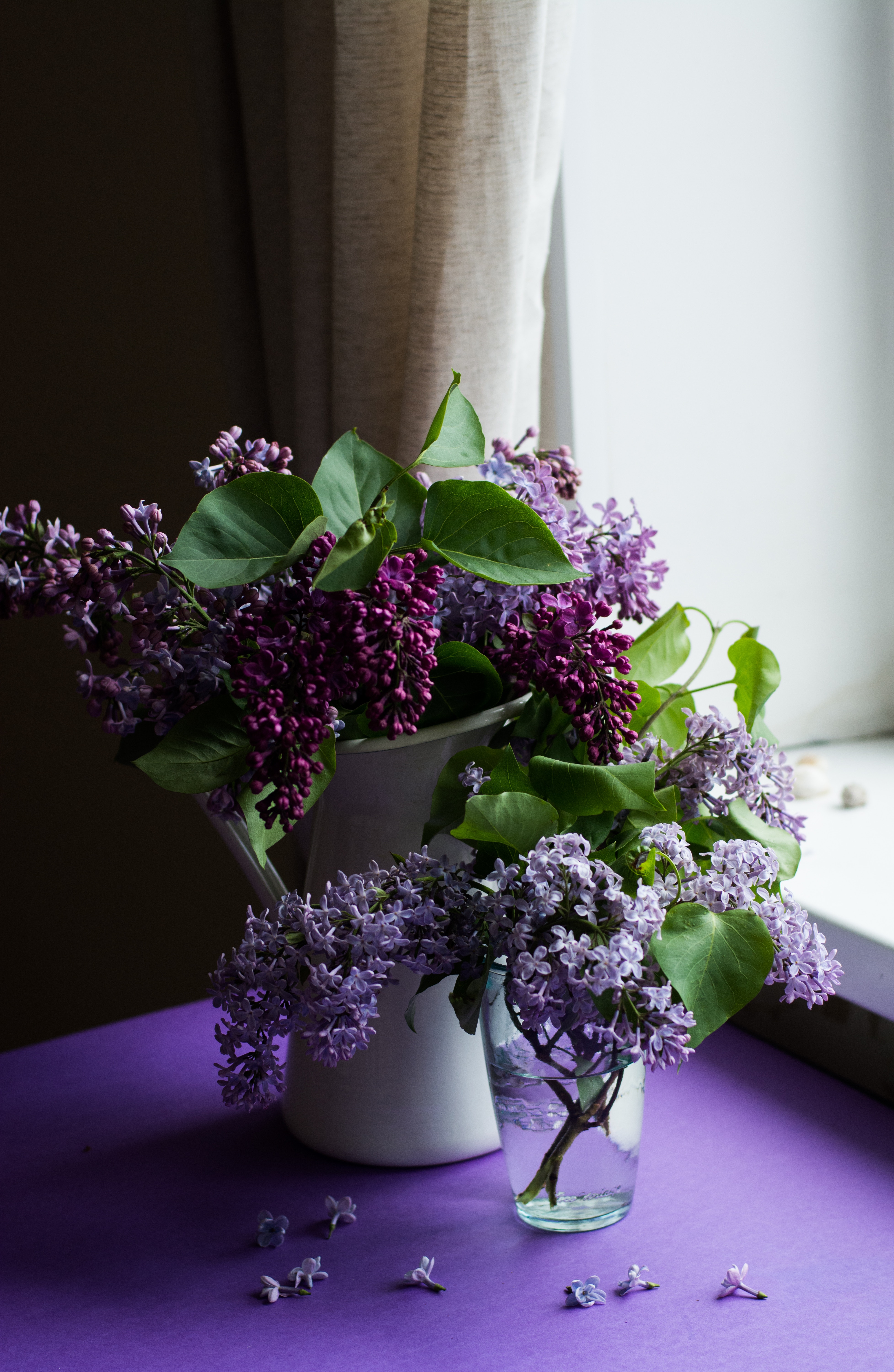 Lilac Still Life - floral wallpaper for Tablet