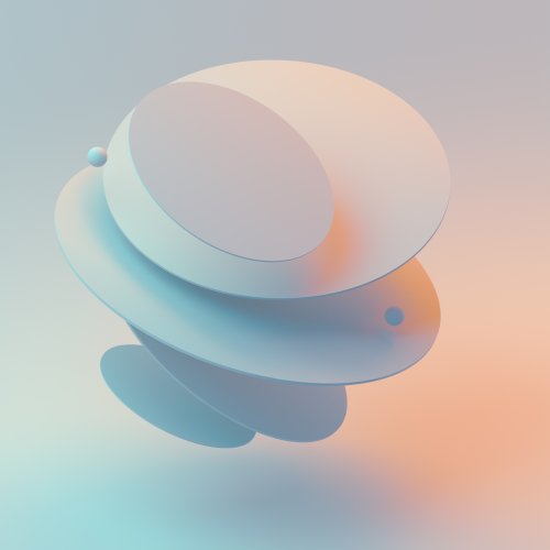 Soft Pastel Abstract Shapes