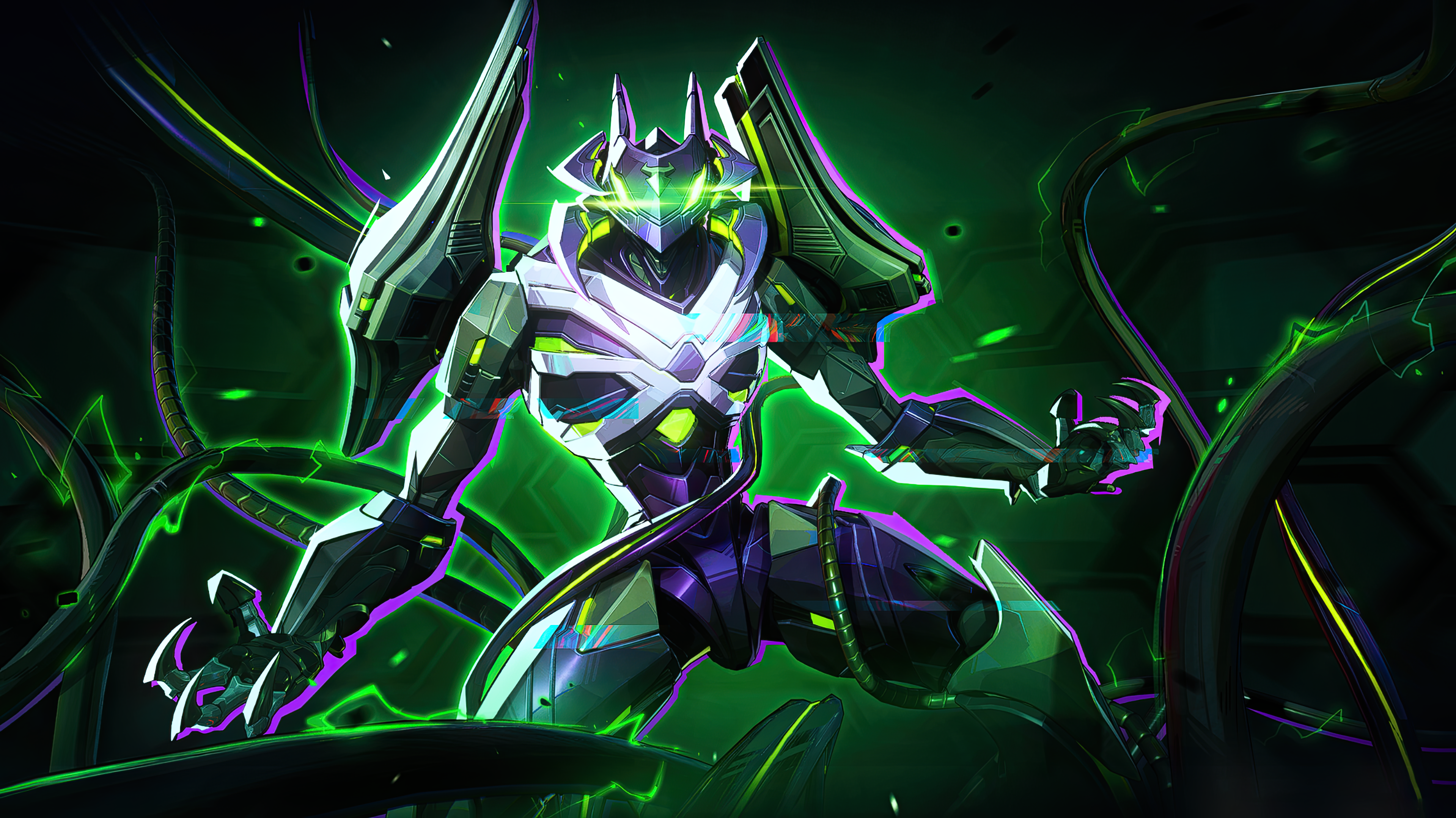 Cybernetic Guardian - digital art wallpaper for OpersCraft