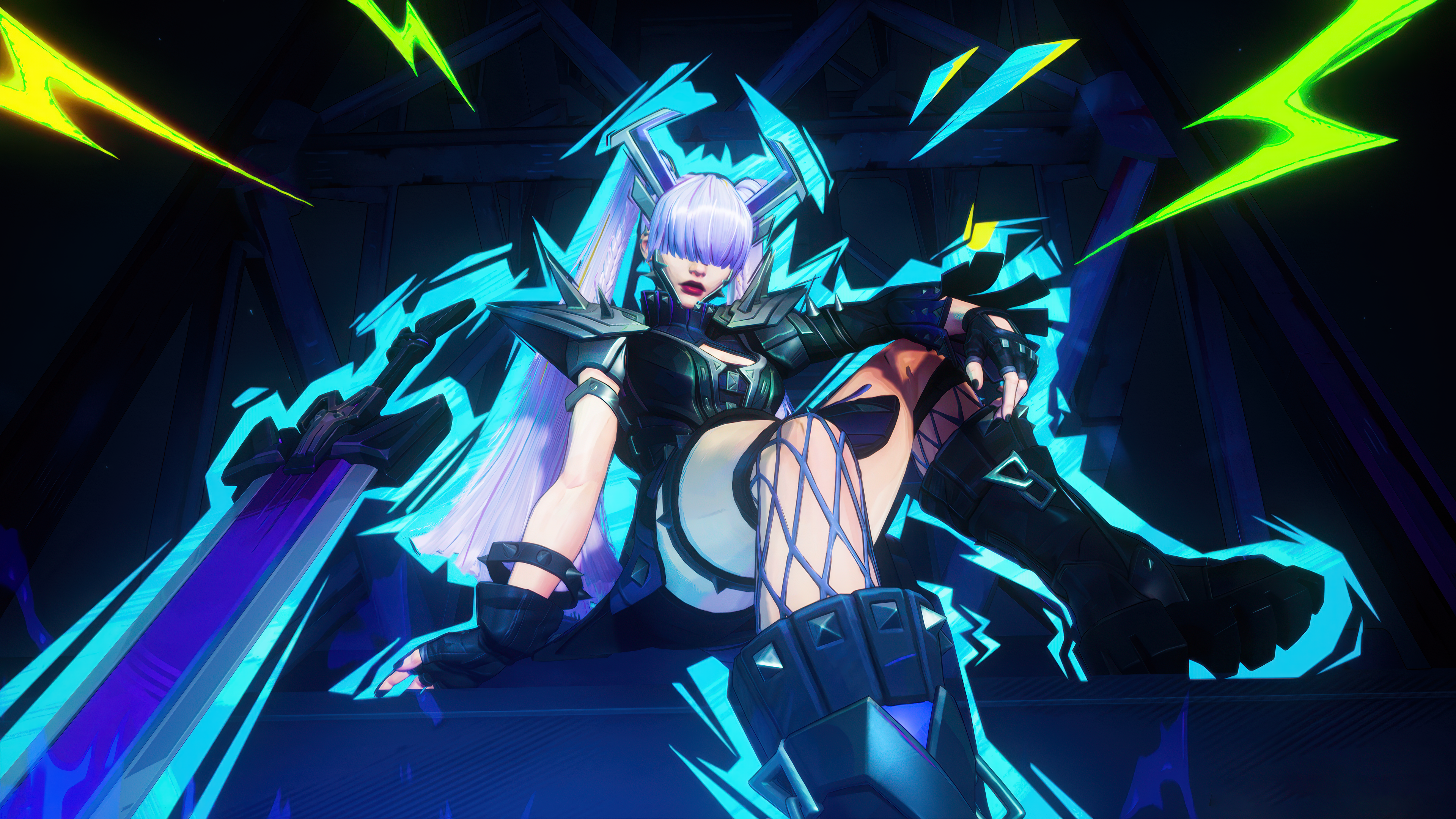 Cyberpunk Warrior Queen - cyberpunk wallpaper for OpersCraft